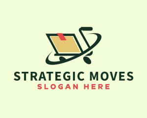 Push Cart Delivery logo design