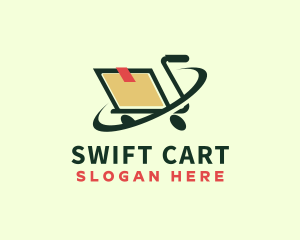 Push Cart Delivery logo design