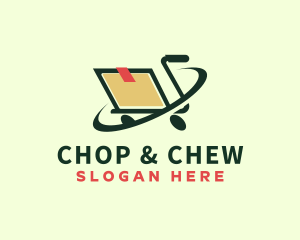 Delivery - Push Cart Delivery logo design