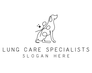 Pet Dog Grooming logo design