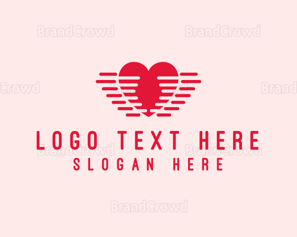Lovely Heart Wings Logo