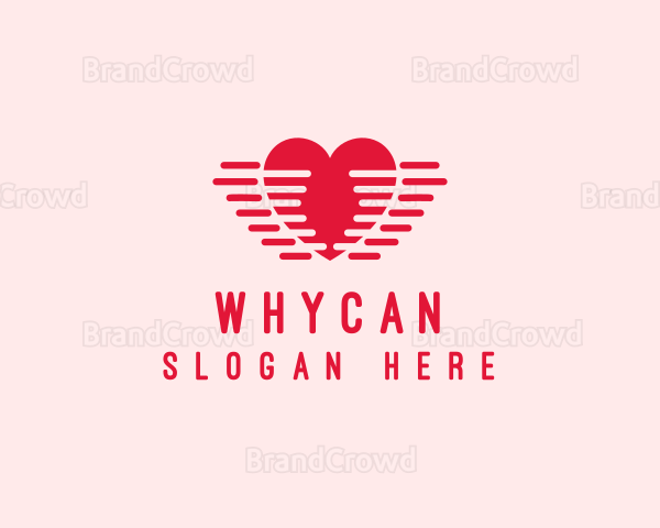 Lovely Heart Wings Logo