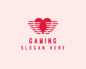 Lovely Heart Wings Logo