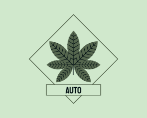 Cannabidiol - Simple Cannabis Hemp logo design