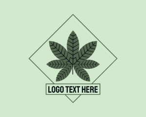 Simple Cannabis Hemp Logo