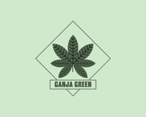 Organic Cannabis Hemp logo design