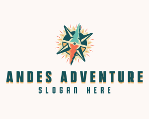 Adventure Navigation Compass logo design