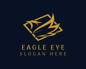 Diamond Flying Eagle logo design