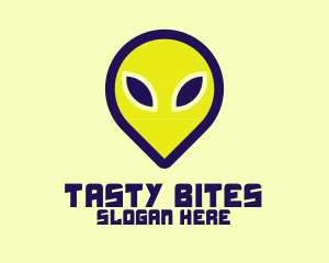 Space Alien Head Logo