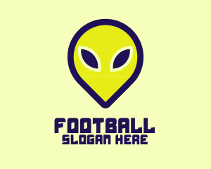 Space Alien Head Logo