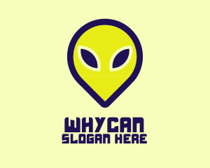 Space Alien Head Logo