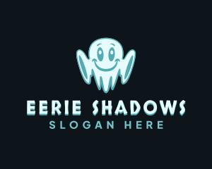 Spooky - Cute Spooky Ghost logo design