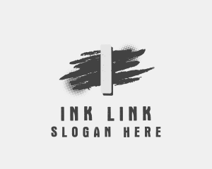 Urban Ink Brush logo design