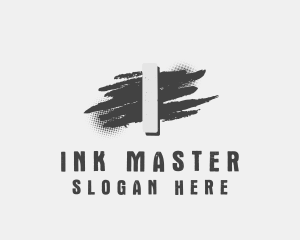 Urban Ink Brush logo design