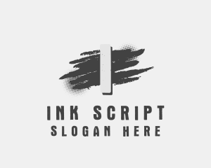 Urban Ink Brush logo design