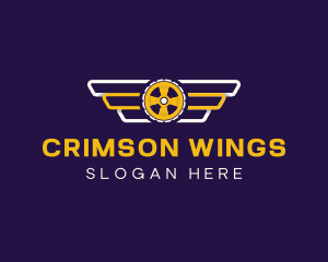 Tire Wings Automotive logo design