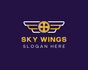 Tire Wings Automotive logo design