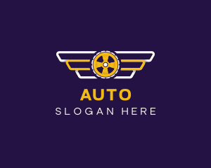 Tire Wings Automotive logo design