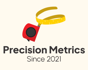 Measurement - Measuring Meter Tape logo design