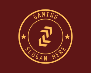 Blogger - Gold Company Emblem logo design