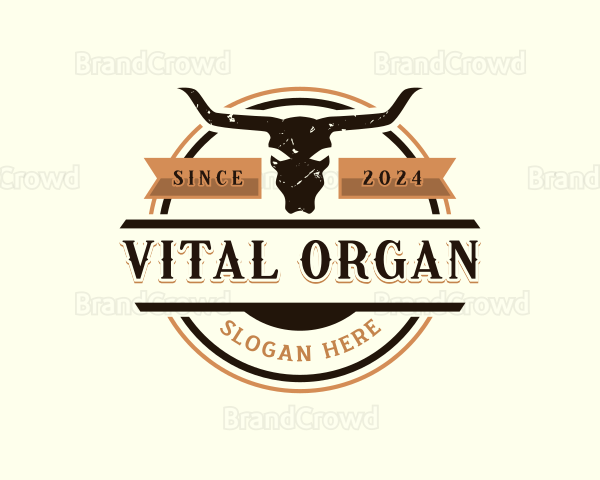 Animal Bull Horn Logo