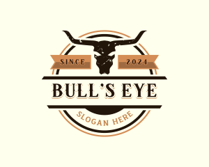 Animal Bull Horn logo design