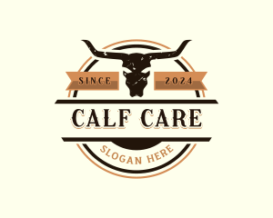 Animal Bull Horn logo design