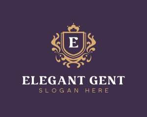 Elegant Royal Shield logo design