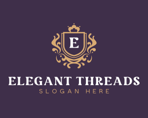 Elegant Royal Shield logo design