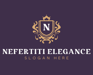 Elegant Royal Shield logo design