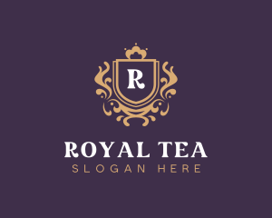 Elegant Royal Shield logo design