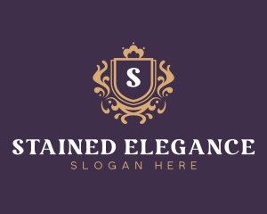 Elegant Royal Shield logo design