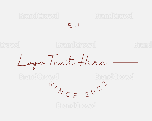 Classy Round Business Logo