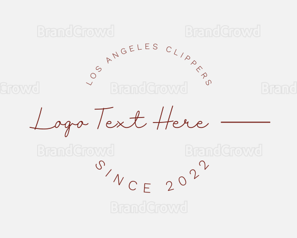 Classy Round Business Logo