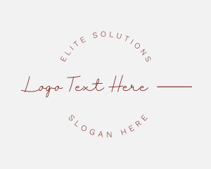 Classy Round Business Logo