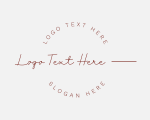 Classy Round Business Logo