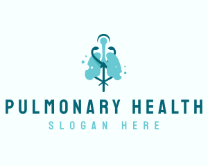 Pulmonary - Lung Medical Hospital logo design