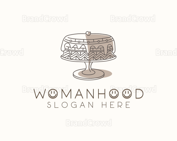 Dessert Cake Baking Logo