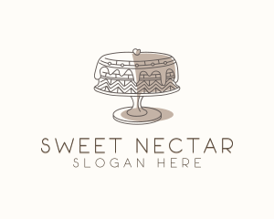 Dessert Cake Baking logo design