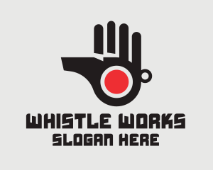 Whistle - Sports Coach Whistle logo design