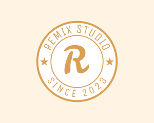 Retro Hipster Studio  logo design