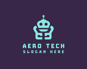 Gaming Robot Tech logo design