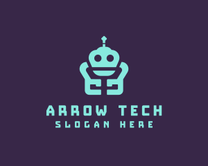 Gaming Robot Tech logo design