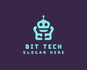 Gaming Robot Tech logo design