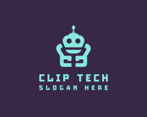 Gaming Robot Tech logo design