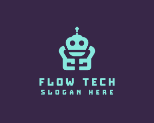 Gaming Robot Tech logo design