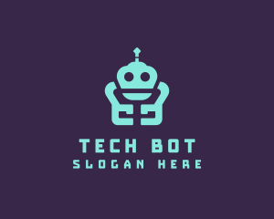 Android - Gaming Robot Tech logo design