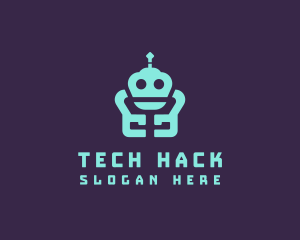 Gaming Robot Tech logo design