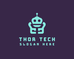 Gaming Robot Tech logo design