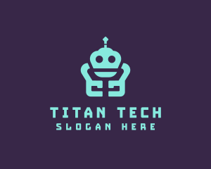 Gaming Robot Tech logo design